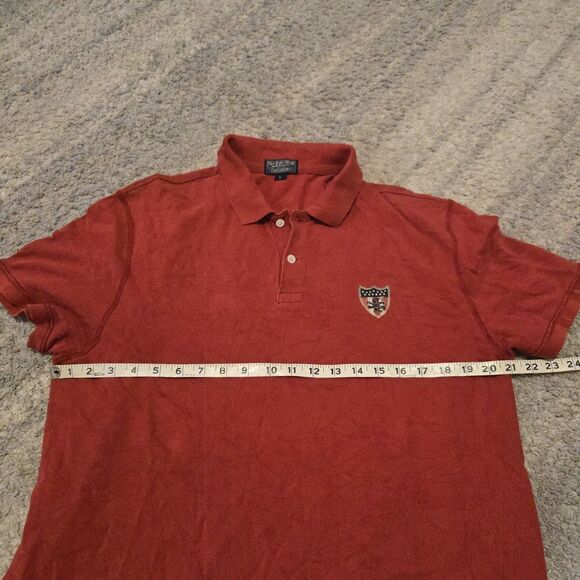 Ralph Lauren Polo Jeans Co.  Flag Logo Cotton Men's Large Shirt Red - Picture 5 of 7